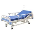 Produktbild: VEVOR Krankenhausbett Elektrisch, 3-Funktionen-Pflegebett mit Rückenlehne, Beinstütze & 475-750 mm Höhenverstellung, 12,7 cm Rollen, Matratze, für Häusliche Pflege, Altenheim & Krankenhaus
