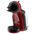 Produktbild: NESCAFÉ Dolce Gusto Mini Me von Krups, kleine automatische Kaffeekapselmaschine, heiße und kalte Getränke, 15 Bar Druck, 0,8 Liter Wassertank, Eco-Mode, Cherry Rot/Schwarz, KP123H