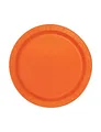 Produktbild: Generique - Orange Pappteller rund