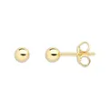 Produktbild: Xenox XS3509GN Ohrringe Ohrstecker Modern Classic Silber Gold Ø 4 mm