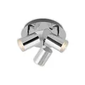 Produktbild: BRILONER Leuchten - Deckenspot, Badleuchte, Badlampe, Deckenleuchte, Strahler dreh- und schwenkbar, 3x LED/GU10, IP44, Chrom, 210x112mm (DxH), 2731-038, Silber
