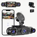 Produktbild: Infinn Dashcam Auto 360 Grad, 4 Kameras, 1080p Full-HD, 64 GB, Loop-Aufnahme, Auslöser bei Unfall, 24h Parküberwachung, WiFi, Nachtsicht, G-Sensor, Bewegungsdetektor, 3