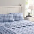 Produktbild: Bettlaken BaumwollflanellBettwäscheSet, Baumwolle, Mulholland Plaid Blue, Full