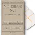 Produktbild: Interluxe Duftwachs Wachsmelt Duft Monsieur N°1 angenehm duftend Waxmelt 100% pflanzlich Duftwachswürfel Duftwachsblock Wachs mit Duftöl