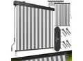Produktbild: KESSER® Senkrechtmarkise Außenrollo Handkurbelmechanismus Balkonrollo Sonnen & Sichtschutz Beschattung Sonnenschutz Außen Rollo mit Kurbel Markisenkasten Balkon & Terrasse Inkl. Montageset & Abdeckung