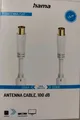 Produktbild: Hama Antennenkabel Coax Koaxialkabel M/W 1,5m 100dB Vergoldet  Weiß