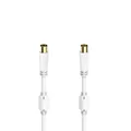 Produktbild: Antennenkabel, f. Koax. männlich - f. koax. fem., gold, 1,5 m, 100 dB