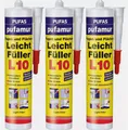 Produktbild: Pufas pufamur Fugen und Flächen Leichtfüller L10 3x310ml Spachtel Fugenfüller