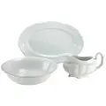 Produktbild: CreaTable 16029 Serviergeschirr Maria Theresia für 1 Personen, Porzellan, weiß (1 Set, 3-teilig)