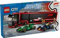 Produktbild: LEGO® 60445 City F1® Transporter mit RB20 & AMR24 F1® Rennautos
