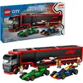 Produktbild: LEGO® City 60445 F1 Transporter mit RB20 & AMR24 F1 Rennautos