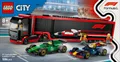 Produktbild: F1® Transporter mit RB20 & AMR24 F1® Rennauto LEGO City 60445  N01/25