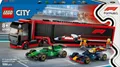 Produktbild: LEGO City Formula 1 Transporter mit RB20 & AMR24 F1 Rennautos 60445