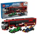 Produktbild: LEGO(R) CITY 60445 Truck mit RB20 und AMR2 Fahrzeugen
