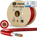 Produktbild: hb-digital 200m Solarkabel 6 mm² H1Z2Z2-K Photovoltaik Kabel für Solaranlagen rot