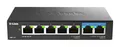 Produktbild: D-Link DMS-107/E Netzwerk-Switch Unmanaged Gigabit Ethernet (10/100/1000) Schwarz (DMS-107/E)