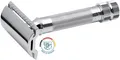 Produktbild: Rasierhobel 34C Messing-Griff geschlossener Kamm glanzverchromt MERKUR Solingen
