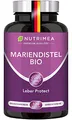 Produktbild: Mariendistel Bio Hochdosiert 900mg - 120 Kapseln - Reines Extrakt - Für die Leber - Silymarin - Vegan - Ohne Zusätze - Nutrimea - Premium Qualität