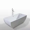 Produktbild: Freistehende Badewanne JENNIFER+WASSERHAHN 170x75 cm Modernes Innovatives Design