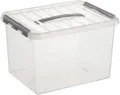 Produktbild: Aufbewahrungsbox Sunware Q-line, Deckel mit Griff, 22 l, L 400 x B 300 x H 260 mm 655712