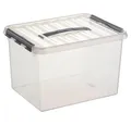 Produktbild: Sunware Archivcontainer Q-line Aufbewahrungsbox 22,0 l transparent 40,0 x 30,0 x 26,0 cm