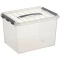 Produktbild: Aufbewahrungsbox 22l 300 x 400 x 260mm transparent helit H61604