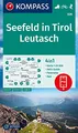 Produktbild: KOMPASS Wanderkarte 026 Seefeld in Tirol, Leutasch 1:25.000: 4in1 Wanderkarte, mit Aktiv Guide und Detailkarten inklusive Karte zur offline Verwendung in der KOMPASS-App. Fahrradfahren. Skitouren.