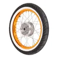Produktbild: Komplettrad für Simson - 1,50 x 16 Zoll Alufelge Orange