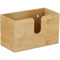 Produktbild: Relaxdays Papierhandtuchspender Bambus Natur Wandmontage 16 cm x 27 cm x 13 cm 0,6 kg