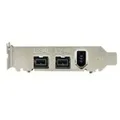Produktbild: StarTech.com 3 Port 800+400 FireWire Schnittstellen Combo Karte Low Profile FireWire-Adapter PCIe 800 2 Ans.
