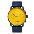 Produktbild: DETOMASO SORPASSO CHRONO GIALLO BLU Nylon Armband Blau Neu