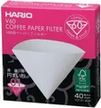 Produktbild: Hario Papierfilter Hario Kaffeefilter Größe 01 weiß 40 Papierfilter VCF-01-40W