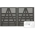 Produktbild: Plus Doppeltor Silence Inkl. Beschläge 200 X 110 Cm Umbragrau Fungizidbehandelt