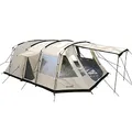Produktbild: Skandika Tunnelzelt Nordland Sleeper für 6 Personen | Skandika Sleeper Schlafkabine, Zelt mit eingenähtem Zeltboden, wasserdicht, 5000 mm, 2 m Stehhöhe |Camping, Campingzelt (grau Sleeper)