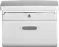 Produktbild: BURG-WÄCHTER Briefkasten Bremen 885 W mit Zeitungsfach, Matt-Optik, A4 Einwurf-Format, EU Norm EN 13724, Kunststoff