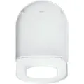 Produktbild: Duravit Univavo WC-Sitz D-shaped 0023590000 Absenkautomatik, abnehmbar, Scharniere Edelstahl, Weiß
