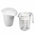 Produktbild: WESTMARK Messbecher Back-Set: 1 Quirltopf + 1 Messkanne mit Skala, Volumen: je 1 l, SAN, PP
