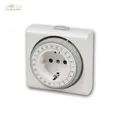 Produktbild: Zeitschaltuhr kompakt, analog, Zeituhr, Schaltuhr mechanisch 3680W Steckdose 24h