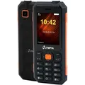 Produktbild: Olympia Mobiltelefon Active Outdoor - Robustes Outdoorhandy, wasserfest und staubgeschützt, Schwarz/Orange