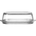 Produktbild: Leonardo Butterdose Ciao 063690, aus Glas, oval, 21 x 10,5 x 7,1 cm, glasklar