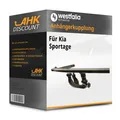 Produktbild: Für Kia Sportage 09.2015-06.2018 WESTFALIA Anhängerkupplung abnehmbar NEU