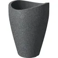 Produktbild: Scheurich Übertopf Wave Globe High Serie 254 Schwarz Granit Ø 40 Cm Kunststofftöpfe
