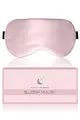 Produktbild: Aosun Seiden Schlafmaske für Seitenschläfer, 22MM, 100% Bio Maulbeerseide Augenmaske, Ideal Geschenke für Frauen & Mama, Lichtblockierende Schlafbrille Augenklappe mit Verstellbares Band für Yoga,Rosa
