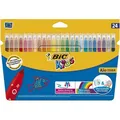 Produktbild: Bic Filzstifte Kids Couleur, 8418005, 0,8mm, auswaschbar, 24 Stück