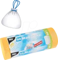 Produktbild: PAPSTAR 14197 - PAPSTAR Müllbeutel, Zugband, 20 Stk, 60 Liter