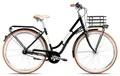 Produktbild: Maxim La Vita Nexus komfortables Citybike mit Rücktrittbremse & Front-Gepäckträger 28 Zoll Schwarz 55 cm