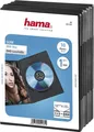 Produktbild: Hama DVD-Leerhülle Slim 51181 | 10er Pack | Schwarz | Kunststoff | für 1 DVD | platzsparend