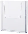 Produktbild: helit Wandprospekthalter DIN A4 1-Fach transparent H2350202