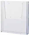 Produktbild: helit Wand-Prospekthalter, DIN A4, transparent