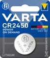 Produktbild: VARTA Batterien Knopfzellen CR2450, 10 Stück, Power on Demand, Lithium, 3V